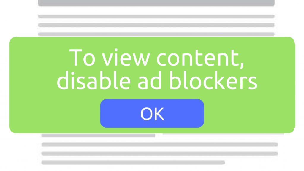 disable ad blocking software